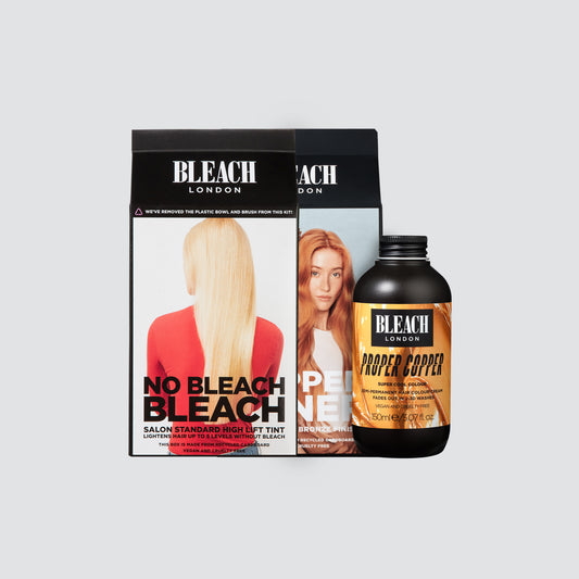 Copper Complete Color Set with No Bleach Bleach